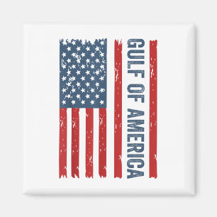 Gulf Of Us America Est 2025 Funny Gulf Of Usa Amer Magnet