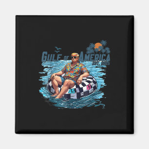 Gulf Of Us America Est 2025 Funny Trump Shirt Magnet