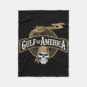 Gulf Of Us America Est 2025 Retro Vintage Beach 5  Fleece Blanket