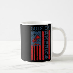 Gulf Of Us America Est 2025 Usa American Flag (on Coffee Mug