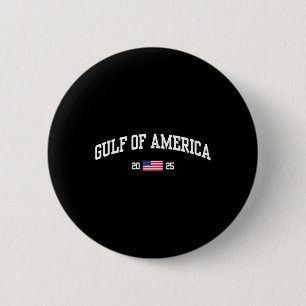 Gulf Of Us America Est 2025 Usa American Flag Patr 6 Cm Round Badge