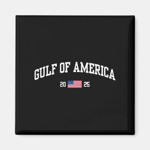 Gulf Of Us America Est 2025 Usa American Flag Patr Magnet