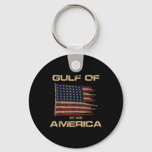 Gulf Of Us America Est Since 2025 Us Flag New Gulf Key Ring
