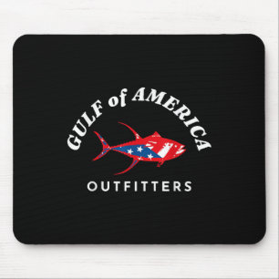 Gulf Of Us America Outfitters Fish 2025 Retro Mouse Pad