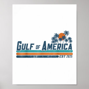 Gulf Of Us America Shirt Retro Golf Of Us America Poster