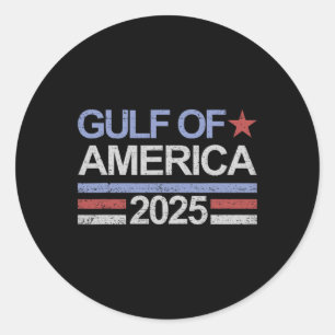 Gulf Of Usa America 2025 Gulf Of Us America Classic Round Sticker