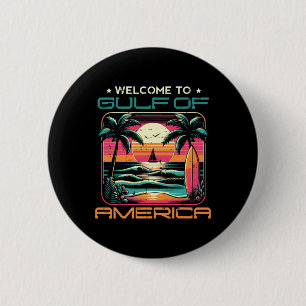 Gulf Of Usa America Beach Sunset Men Women Kids 6 Cm Round Badge