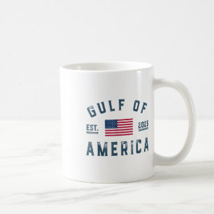 Gulf Of Usa America Est 2025 American Flag Gulf Of Coffee Mug