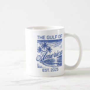 Gulf Of Usa America Est 2025 American Flag Gulf Of Coffee Mug