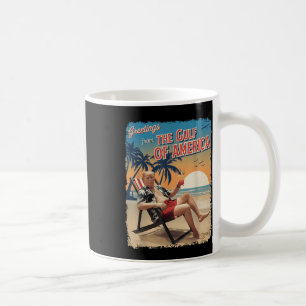 Gulf Of Usa America Est 2025 Retro Trump Patriotic Coffee Mug