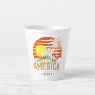 Gulf of USA America Est 2025 Retro Vintage Latte Mug