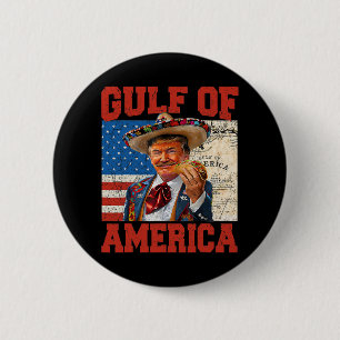 Gulf Of Usa America Est 2025 Trump 4th Of July 6 Cm Round Badge