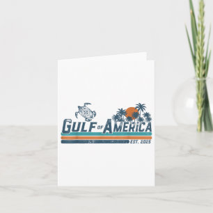 Gulf Of Usa America Est 2025 Turtle Gulf Mexico Card