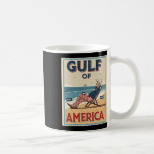 Gulf Of Usa America Est. 2025 Uncle Sam Patriotic Coffee Mug
