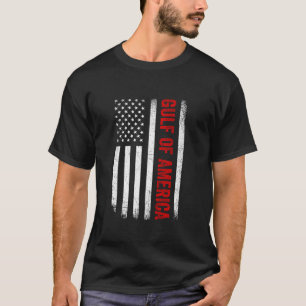 Gulf Of USA America Est 2025 US American Flag Patr T-Shirt