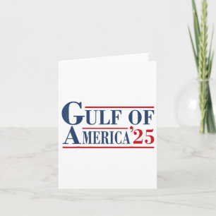 Gulf Of Usa America Est 2025 Usa American Flag Gul Card