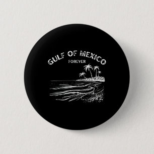 Gulf Of Usa America Funny Gulf Of Mexico Flag Map 6 Cm Round Badge
