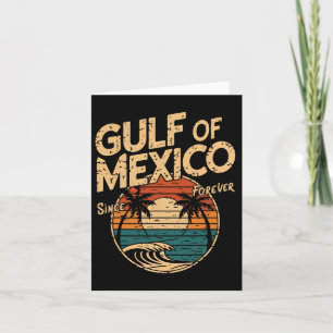 Gulf Of Usa America Funny Gulf Of Mexico Flag Map Card