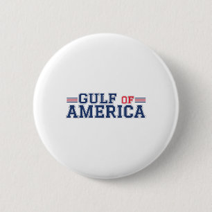 Gulf Of Usa America Funny Gulf Of Mexico July 4th 6 Cm Round Badge