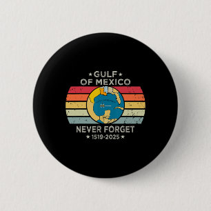 Gulf Of Usa America Funny Gulf Of Mexico July 4th 6 Cm Round Badge