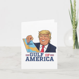Gulf Of Usa America Funny Gulf Of Mexico July 4th Card