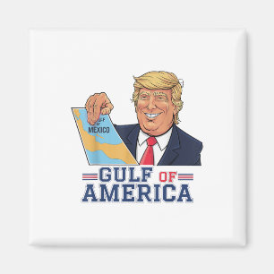 Gulf Of Usa America Funny Gulf Of Mexico July 4th  Magnet