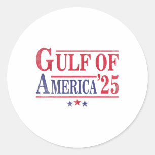 Gulf Of Usa America Funny Gulf Of Mexico Usa 2025  Classic Round Sticker