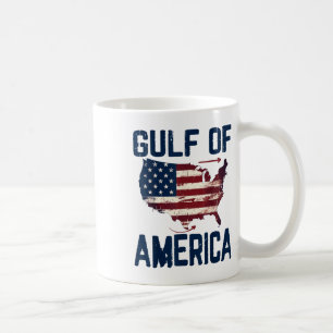 Gulf Of Usa America Funny Gulf Of Mexico Usa Flag Coffee Mug