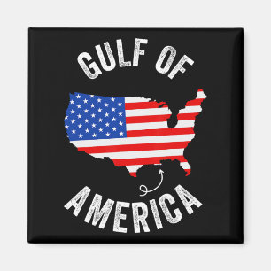 Gulf Of Usa America Funny Gulf Of Mexico Usa Flag  Magnet