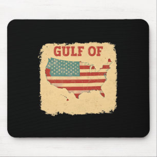 Gulf Of Usa America Funny Gulf Of Mexico Vintage U Mouse Pad