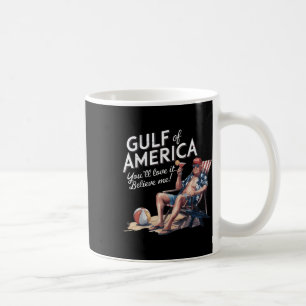 Gulf Of Usa America Funny Trump Usa Beach  Coffee Mug