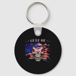 Gulf Of Usa America Funny Usa Flag 10 Key Ring