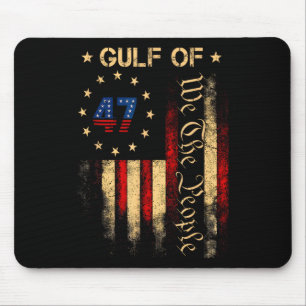 Gulf Of Usa America Funny Usa Flag 6 Mouse Pad