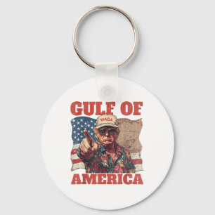 Gulf Of Usa America Funny Usa Flag Key Ring