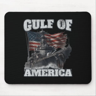 Gulf Of Usa America Funny Usa Flag Men Women Mouse Pad