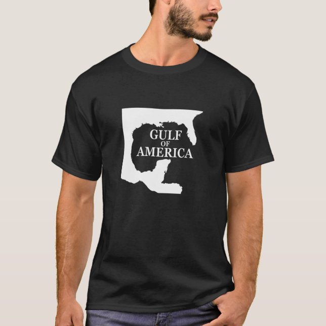 Gulf of USA America Funny USA Flag Swea T-Shirt (Front)