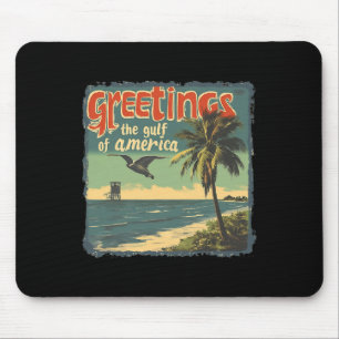 Gulf Of Usa America Greeting From The Patriotic Gu Mouse Pad