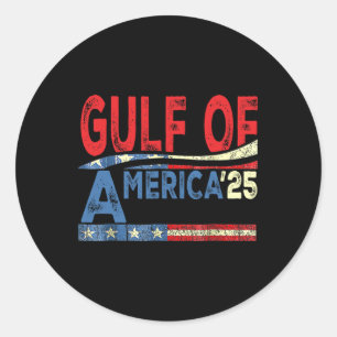Gulf Of Usa America - Gulf Of Mexico 2025 1  Classic Round Sticker