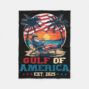 Gulf Of Usa America Mexico Gulf Est 2025 Us Americ Fleece Blanket