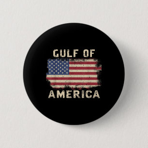 Gulf Of Usa America President Trump 2025 _1 6 Cm Round Badge