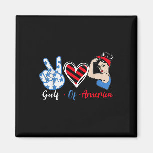 Gulf Of Usa America President Trump 2025 _7 Magnet