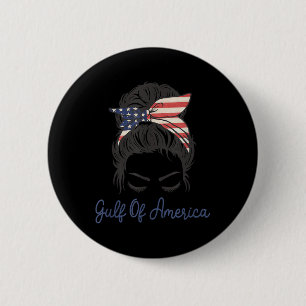 Gulf Of Usa America President Trump 2025 _8 6 Cm Round Badge