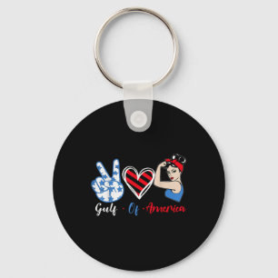 Gulf Of Usa America President Trump 2025 Key Ring