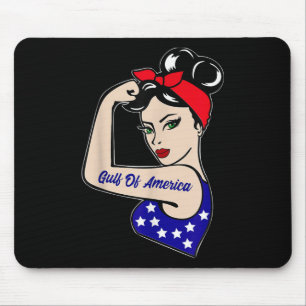 Gulf Of Usa America President Trump 2025 Mouse Pad