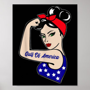 Gulf Of Usa America President Trump 2025  Poster