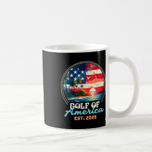 Gulf Of Usa America Retro Vintage Beach Coffee Mug