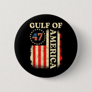 Gulf Of Usa America Shirt Gulf Of Usa Flag America 6 Cm Round Badge