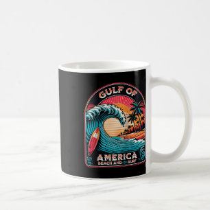 Gulf Of Usa America Trump 2025 Raglan Baseball Tee Coffee Mug