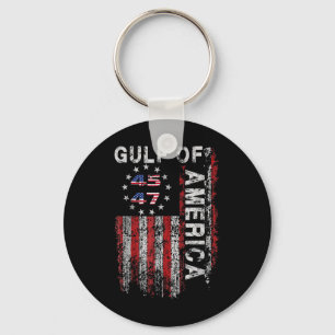 Gulf Of Usa America Trump Greeting From The Patrio Key Ring