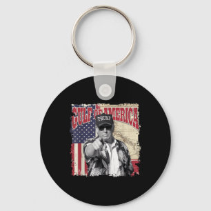 Gulf Of Usa America Trump Greeting From The Patrio Key Ring